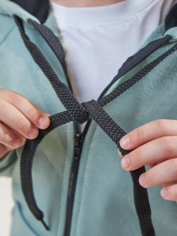 328-ОЛ. Костюм детский  на молнии, олива, хлопок 65%, 35% ПЭ, 3-х нитка без начеса 98,104,110,116