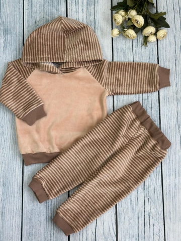 Купить оптом 117. Костюм ясельный, 80% хлопок, 20% ПЭ 80-86-92 в Вологде